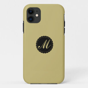 Monograma Personalizado capas de iphone dourado pr
