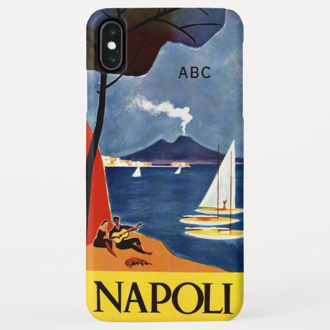 Monograma Personalizado capas de telefone Napoli ( (Verso)