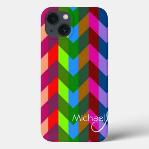 Monograma Personalizado Chevron Zigzag 3