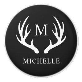 Monograma Personalizado com Preto-Branco-Cerveja-A