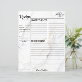 Monograma personalizado da cozinha de... Receita