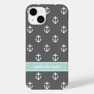 Monograma Personalizado de Âncoras de Coroa de Car
