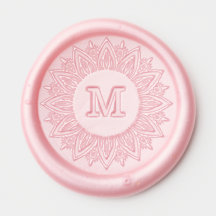 Monograma Personalizado de Mandala Floral Decorati