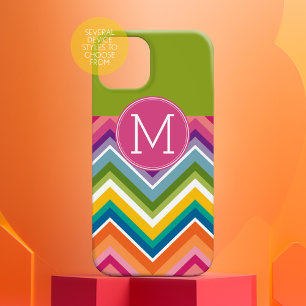 Monograma Personalizado de Padrão de Chevron Colo