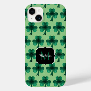Monograma personalizado de Shamrock do Emerald Gre