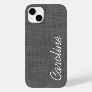 Monograma Personalizado de Textura em Line de Faux