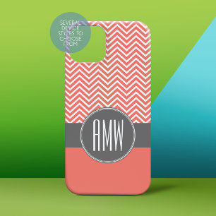 Monograma Personalizado de Tripla Cinza de Pêsseg