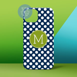Monograma Personalizado do Marinho Blue & Verde li