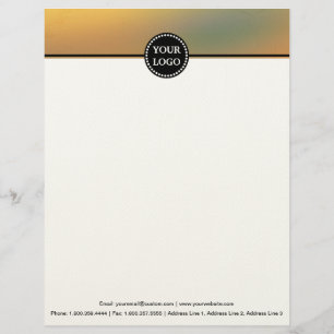 Monograma Personalizado do Papel de carta Moderno