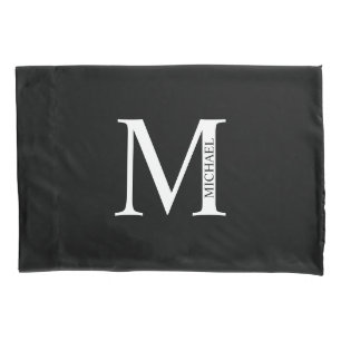Monograma Personalizado e Caso de Travesseiro de N