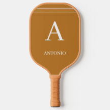 Monograma Personalizado e Nome Marrom 