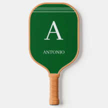 Monograma Personalizado e Nome Verde