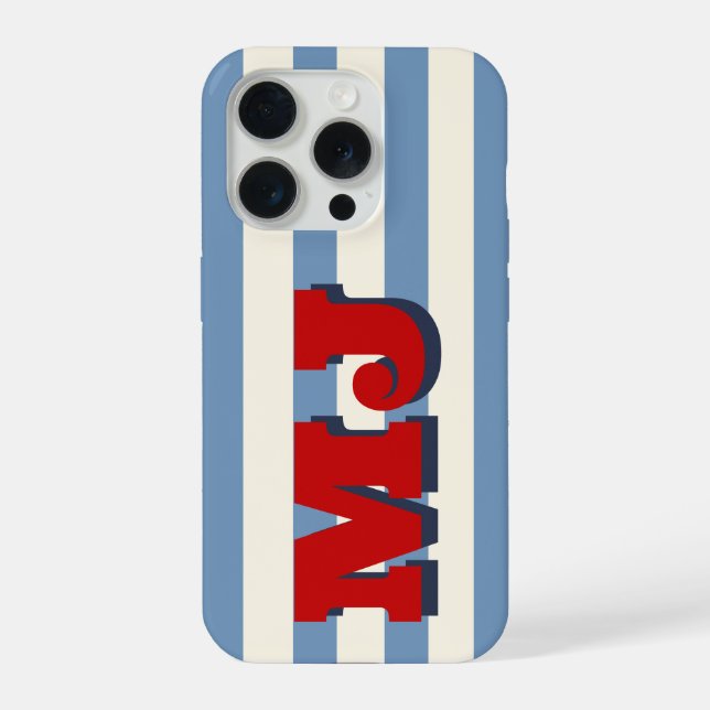 Monograma Personalizado em Negrito, Faixa American (Verso)