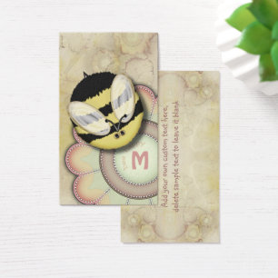 Monograma personalizado feliz da abelha