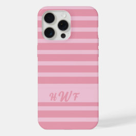 Monograma Personalizado Monocromático rosa bege