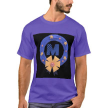 Monograma Personalizado Símbolo M Iniciais T-Shirt