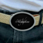 Monograma Personalizado Único de Nomes Preto e Bra<br><div class="desc">Design de Monograma Personalizado de Nome Preto e Branco Único para qualquer pessoa.</div>
