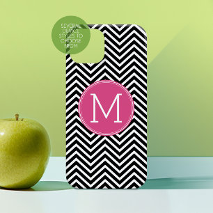 Monograma Pink Preto e Branco