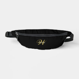 Monograma Preto Dourado Personalizado l Stylish Mi