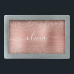 Monograma Rosa cor-de-rosa com Dourada de metal es<br><div class="desc">Rosa Dourado - Folha Cor-de-rosa esfarelada Metálica Faísca Glitter Brutado Monograma Nome Belt Buckle. Isso faz a formatura perfeita, doce 16 16, 18, 21rua, 40, 50, 60, 70, 80, 90, 100 anos, casamento, chá de panela, aniversário, chá de fraldas ou presente de festa de solteira para alguém que ama luxo...</div>
