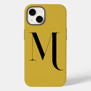 Monograma Único Extra Grande Impresso em Dourado M