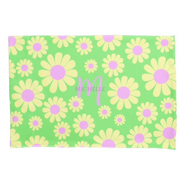 Monograma Verde Amarelo Daisy (Frente)