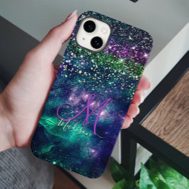 Monograma verde-escura-escura, escura, esverdeado