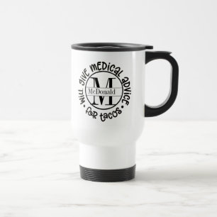 Monograma Viagem Caneca de viagem