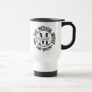 Monograma Viagem Caneca de viagem