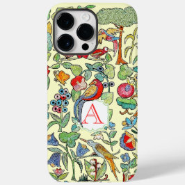 Monograma Vintage Faux Pattern Embroiderado