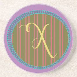 Monograma X Porta copos Sandstone