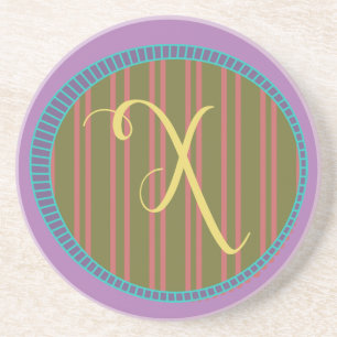 Monograma X Porta copos Sandstone