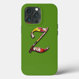 Monograma Z inicial em Design Floral
