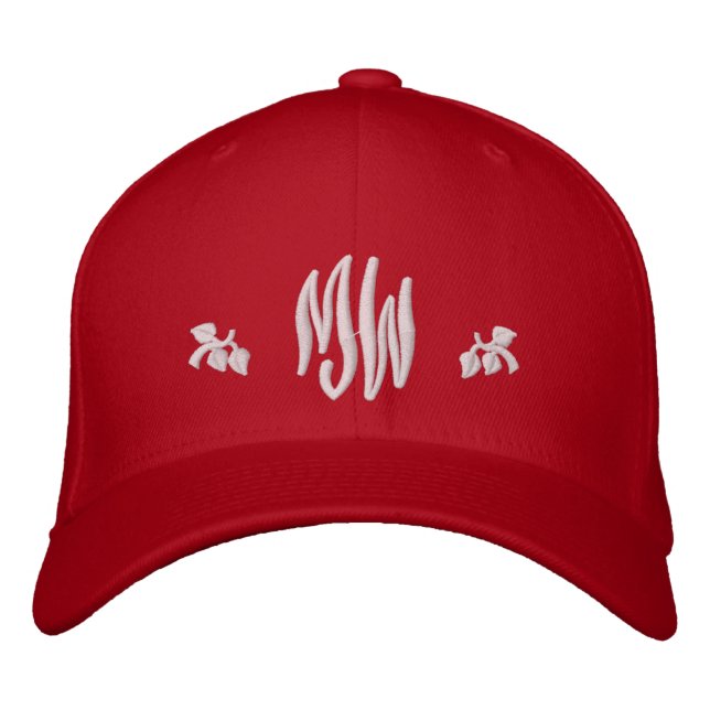 Monogramas de Boné de Baseball Pageant e ano (Frente)