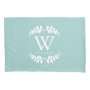 Monogrammed verde da hortelã