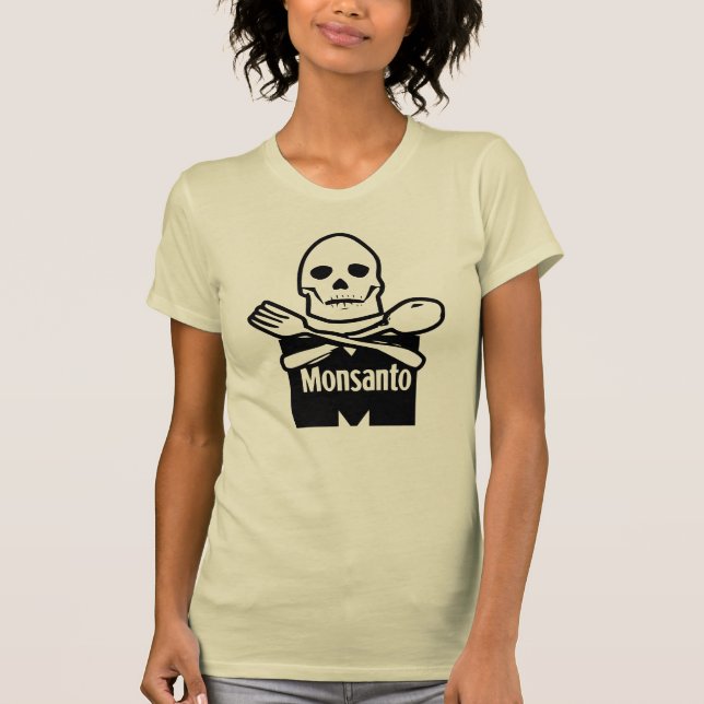 Monsanto significa o t-shirt da morte (Frente)