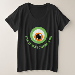 Monster Eye Pun Mais T-Shirt Do Tamanho