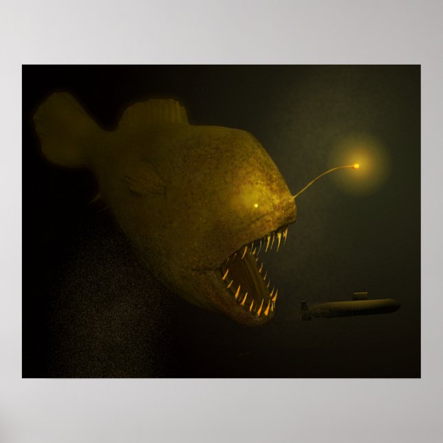 Monster Fish Poster (Frente)
