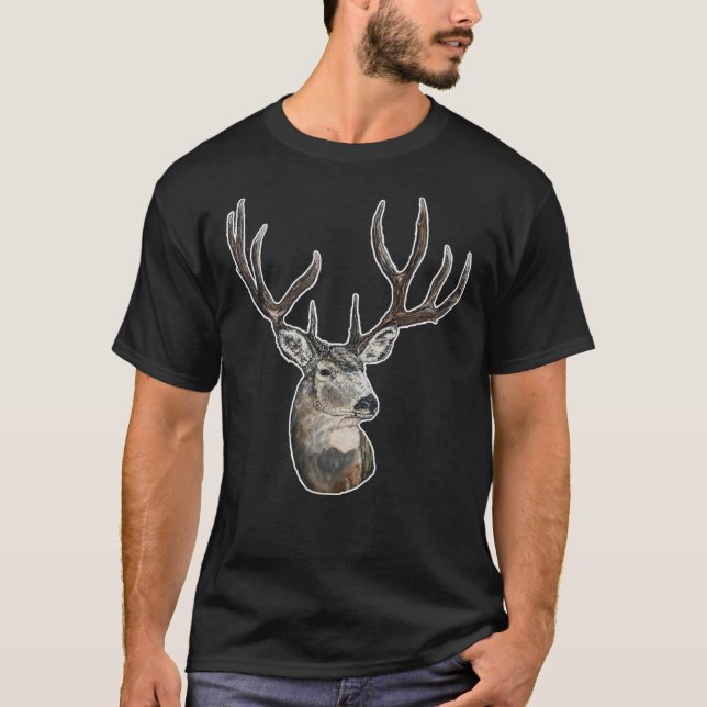 Monster mule veado buck Clássico T-Shirt (Frente)