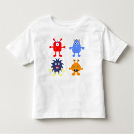 Monster Themed Toddler Fine Jersey T-Shirt
