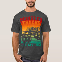 Monster Truck É Meu Amante De Monstro De Camisas