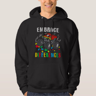 Monster Truck Embrace Diferenças de Camisa Garoto