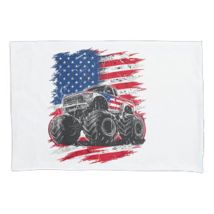 Monster Truck EUA Flag American
