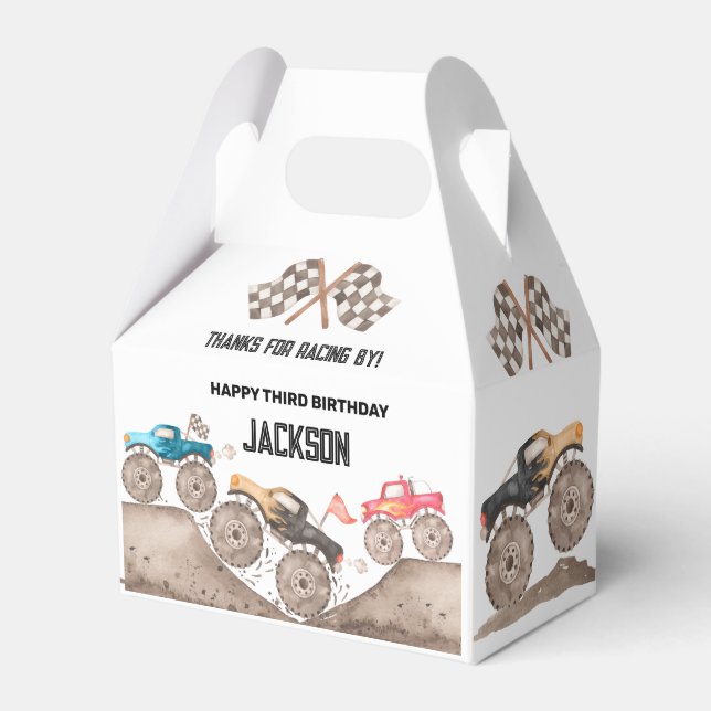 Monster Truck Gable Box, caixa de presentes (Frente)