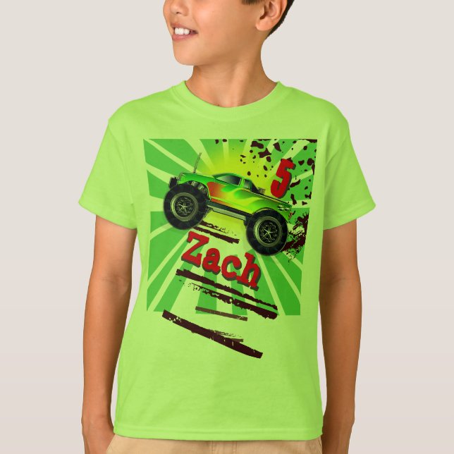 Monster truck legal com a camisa feita sob (Frente)