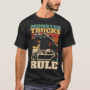 Monster Truck Monster Truster Regra sobre Pullover