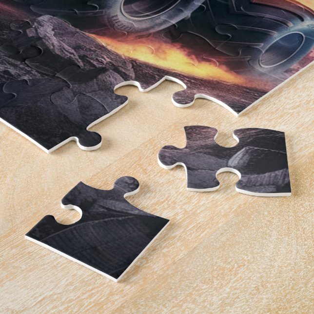 Monster Truck Quebra-cabeça (Lateral)