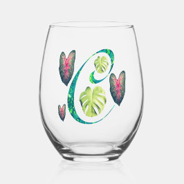 Monstera Alphabet "C"