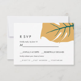 Monstera | Amarelo |  Escolha da refeição de RSVP 
