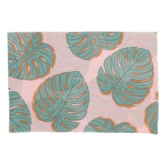 Monstera Leaf: Padrão Vintage Tropical (Frente)